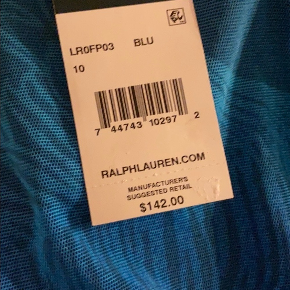 LAUREN Ralph Lauren Ombré Palm Flyaway Swimsuit - Picture 8 of 10